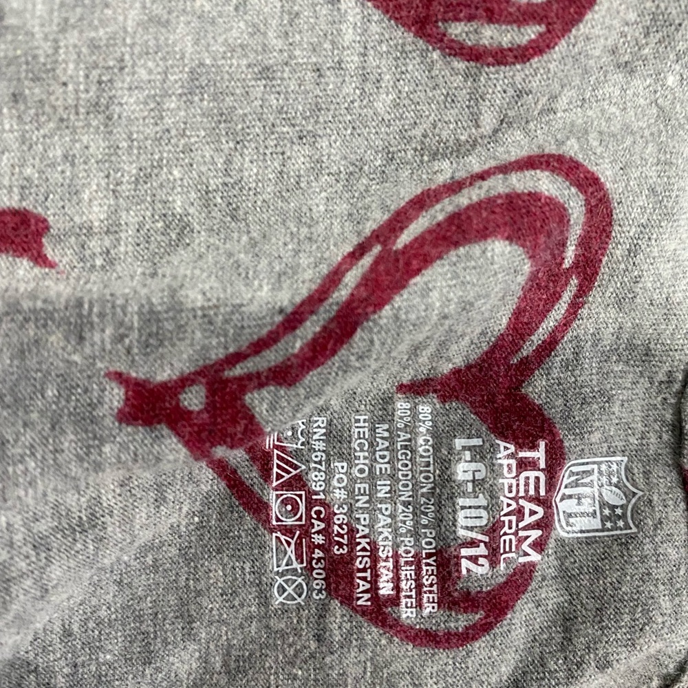 Girls Redskins Crop Top Size 10/12